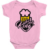 beer king Baby Onesie