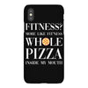 fitness? more like fitness whole pizza inside my mouth iPhoneX