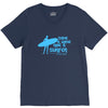 surf board surfer australia save a wave ride a surfer ocean V-Neck Tee
