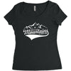 Going To The Mountains Is Going Home Women's Triblend Scoop T-shirt