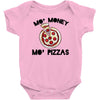 mo money mo pizzas 1 Baby Bodysuit