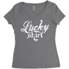 lucky shirt 2 Women's Triblend Scoop T-shirt