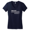 my drinking shirt funny Women's V-Neck T-Shirt
