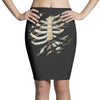 torn rib cage Pencil Skirts