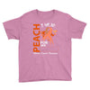 wear peach for  my [you can write any name] Youth Tee