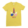 4th of July Ladies Fitted T-Shirt