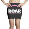 pussy roar - women's march alliance white logo Mini Skirts