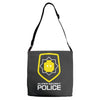 super secret police Adjustable Strap Totes