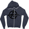 gun logo Zipper Hoodie