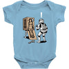 metal wars solid Baby Bodysuit