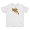 women's sugar skull purple Youth Tee