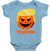 trumpkin funny donald trump pumpkin Baby Bodysuit