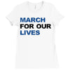 March For Our Lives Ladies Fitted T-Shirt