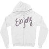 cute enjoy Zipper Hoodie