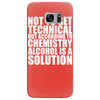 alcohol is a solution funny t shirt geek science alcohol shirt party b Samsung Galaxy S7 Edge