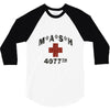 mash 4077th tv division vintage style 3/4 Sleeve Shirt