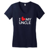 I Love My Uncle Women's V-Neck T-Shirt