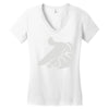 mickey hands gun Women's V-Neck T-Shirt