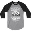 Motorcycles Poppy 3/4 Sleeve Shirt