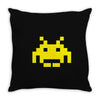 uomo 4 space invaders anni80 vintage videogames Throw Pillow