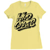 who cares Ladies Fitted T-Shirt