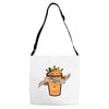 pupkin spice latte Adjustable Strap Totes