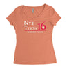 nye tyson '16 science rules Women's Triblend Scoop T-shirt