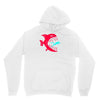 monster fish eats diver Unisex Hoodie