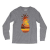 pineapple and beach Long Sleeve Shirts