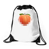 peach t Drawstring Bags