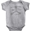 flux capacitor Baby Bodysuit