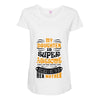 My Daughter Is Super Awesome Her Mother Maternity Scoop Neck T-shirt