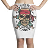 pirate zombie skull Pencil Skirts