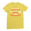 I Love Someone with Leukemia Cancer to The Moon and Back to Infinity Ladies Fitted T-Shirt