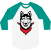 Siberian Husky 3/4 Sleeve Shirt