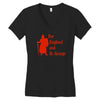for england and st Women's V-Neck T-Shirt