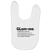 glam ma Baby Bibs