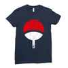 uchiha clan symbol Ladies Fitted T-Shirt