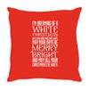 white christmas Throw Pillow