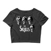 the skulls Crop Top
