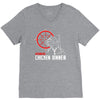 battle ground winner winner chicken dinner V-Neck Tee