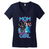 mom of the birthday girl Women's V-Neck T-Shirt