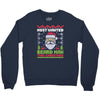 most wanted beard man this christmas Crewneck Sweatshirt