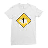 bear shark Ladies Fitted T-Shirt