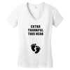 Extra Thankful This Year Women's V-Neck T-Shirt