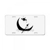 On The Moon License Plate