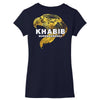 khabib gold eagle Women's V-Neck T-Shirt