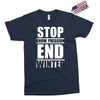 stop snow pression end winter funny Exclusive T-shirt
