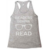 reading pun humor Racerback Tank