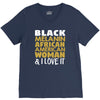melanin african american woman V-Neck Tee